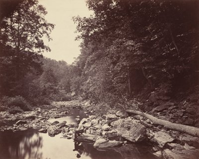 Wissahickon Creek nær Philadelphia af John Moran