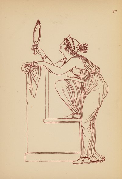 Antikt græsk kvindedragt (litho) af John Moyr Smith