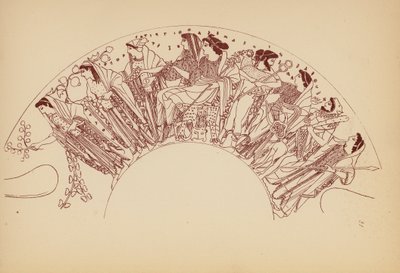 Antik græsk kvindedragt (litografi) af John Moyr Smith