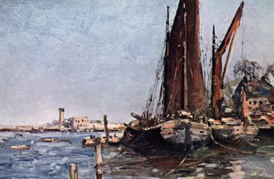 Greenhithe (farve litho) af John Muirhead