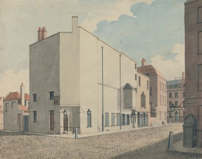 Argyll Concert Rooms, Regent Street, London: Perspektiv af John Nash