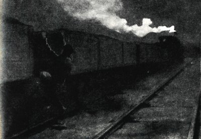 Flugt med tog, november 1899, 1945. af John Nash