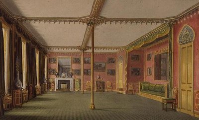Den røde sal fra Views of the Royal Pavilion, Brighton af John Nash af John Nash