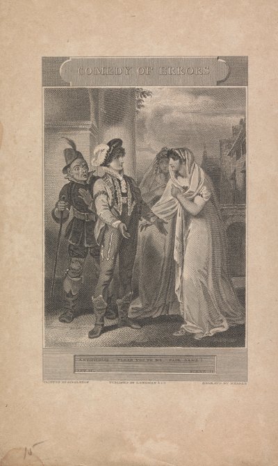 Comedy of Errors, Akt II, Scene II af John Neagle