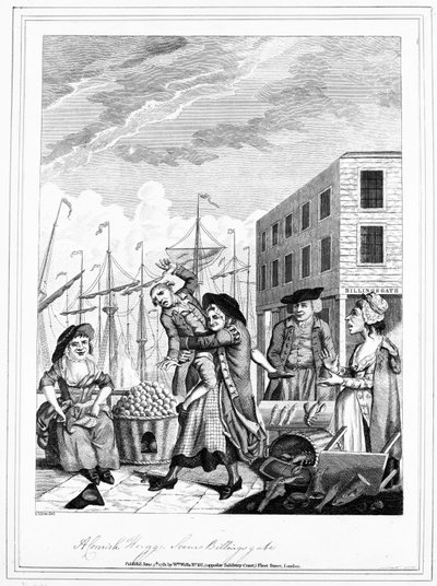 Et kram fra Cornwall i Billingsgate, 1781 af John Nixon