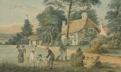 Binstead Præstegård, Isle of Wight af John Nixon