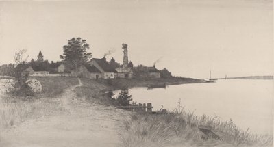 Uden titel kystscene, 1891. af John O. Anderson