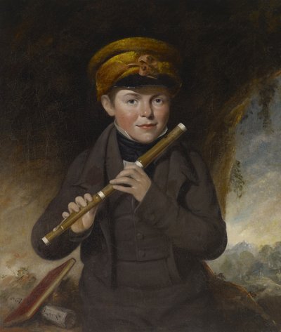 John Gurney, den lille fløjtespiller, ca. 1800 af John Opie