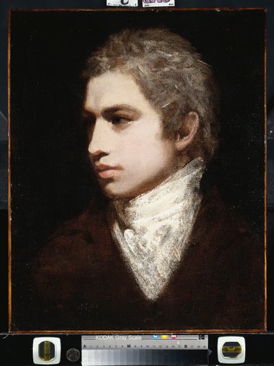 Portræt af en gentleman, der siges at være Samuel Taylor Coleridge af John Opie