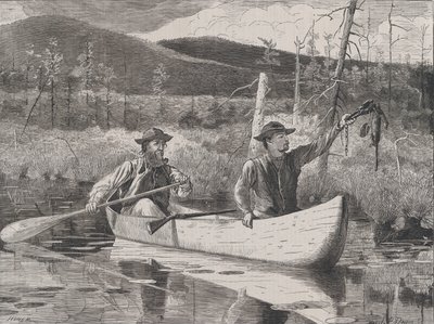 Fangst i Adirondacks Hver lørdag, Vol. I, Ny serie, 24. oktober 1870. af John Parker Davis