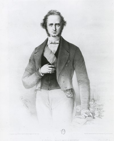 Portræt af Henry John Temple (1784-1865) Lord Palmerston, graveret af Collette af John Partridge