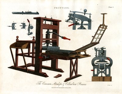 Det fælles kunsthåndværk og columbianske presser af John Pass