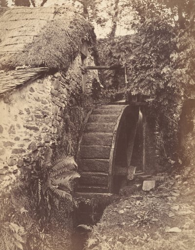 The New Mill, nær Lynton, North Devon, 1856. af John Percy