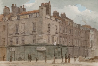Hjørne af Little Newport Street og Lisle Street, London af John Phillipp Emslie