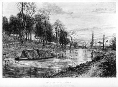I Cassiobury Park, c1800-tallet. af John Postle Heseltine