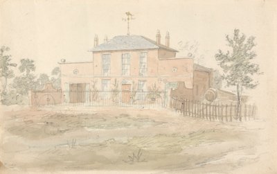 Hus med vejrhane af John Preston Neale