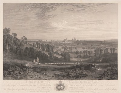 Udsigt over Oxford fra Abingdon Road af John Pye