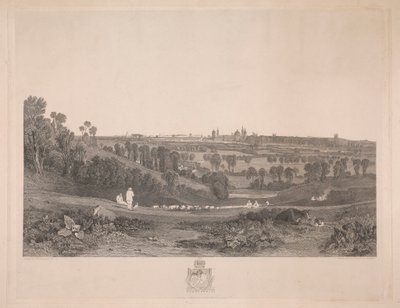 Udsigt over Oxford fra Abingdon Road af John Pye