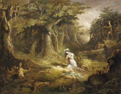 Læderstrømper Rescue, 1832. af John Quidor