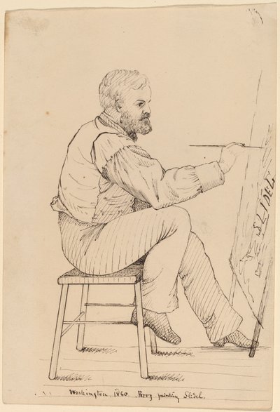 Sketch Class Series - E.W. Perry af John Quincy Adams Ward