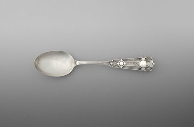 Teske (en af et par), ca. 1860-90 (sølv) af John R. Wendt
