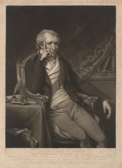 Benjamin Thompson, greve af Rumford af John Raphael Smith