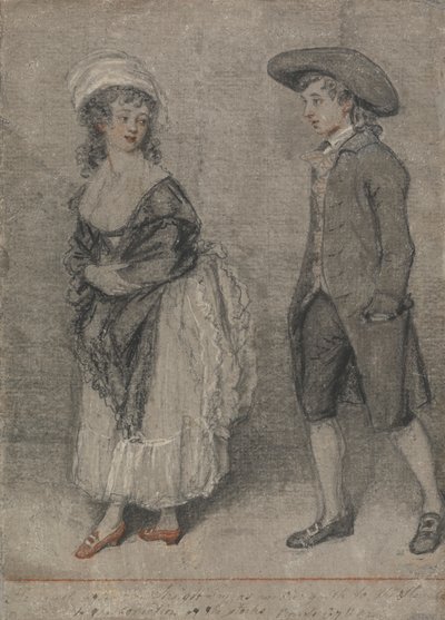 Han går efter hende straks som en okse går til slagtning (Ordsprogene, kapitel VII, vers 22) af John Raphael Smith