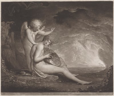 Merkur opfinder lyren af John Raphael Smith