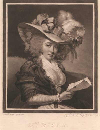 Fru Mills af John Raphael Smith