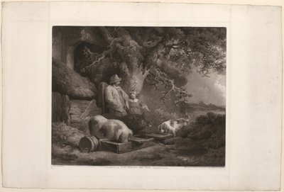 Bonde og Svin af John Raphael Smith