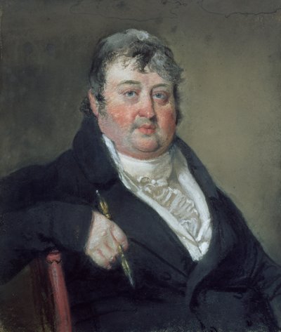 Portræt af Julius Caesar Ibbetson (1759-1817) (pastel på papir) af John Raphael Smith