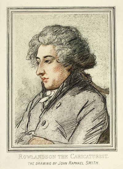Portræt af Thomas Rowlandson, fra reproduktioner af tegninger af gamle mestre i British Museum af John Raphael Smith