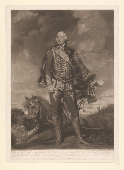 Portræt af Ludvig Filip II af Orléans Hans mest fredfyldte Højhed Louis Philippe Joseph, hertug af Orleans (...) (titel på objekt) af John Raphael Smith
