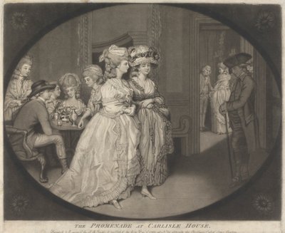 Promenade ved Carlisle House af John Raphael Smith