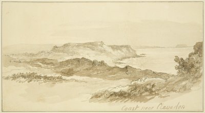 Kyst nær Clevedon af John Reverend Eden