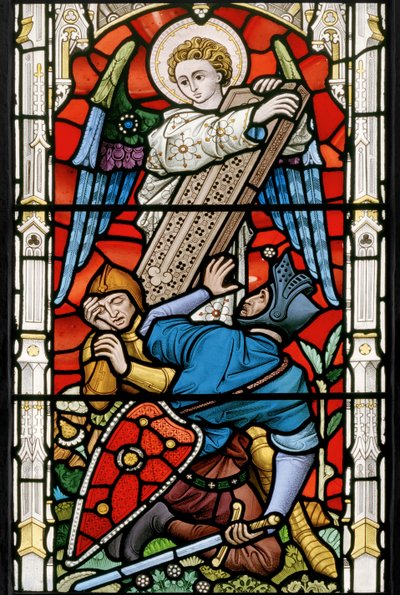 The Resurrection, 1862 (farvet glas) af John Richard Clayton