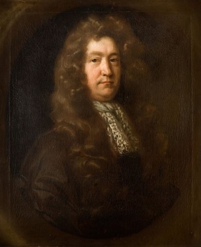 Portræt af Sir Edward Waldo 1632-1716, 1680. af John Riley