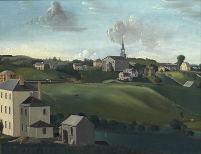 Meetinghouse Hill, Roxbury, Massachusetts, 1799 af John Ritto Penniman