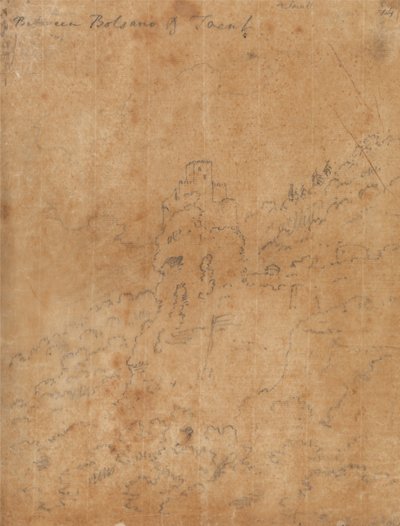 Mellem Bolzano og Trent af John Robert Cozens