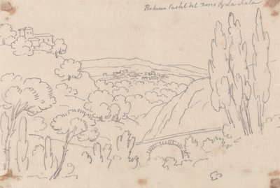 Mellem Castel del Bosco og La Scala af John Robert Cozens