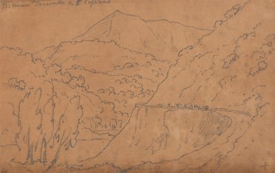 Mellem Tavernelle og San Casciano af John Robert Cozens