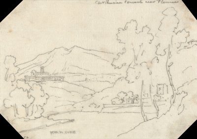 Kartusianerkloster nær Firenze af John Robert Cozens
