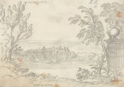 Castel Gandolfo af John Robert Cozens