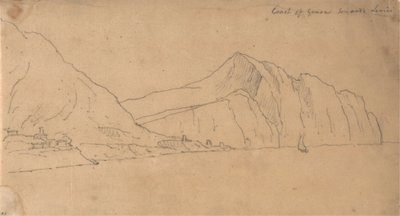 Genovas kyst mod Lerici af John Robert Cozens