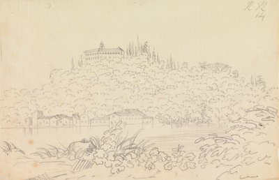 Klosteret Monte Olivetto nær Firenze af John Robert Cozens