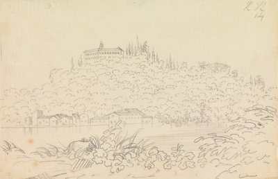 Klosteret Monte Olivetto nær Firenze af John Robert Cozens