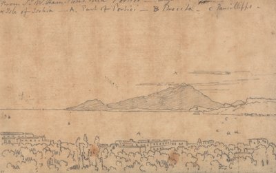 Fra Sir W. Hamiltons villa, Portici, 12. august af John Robert Cozens