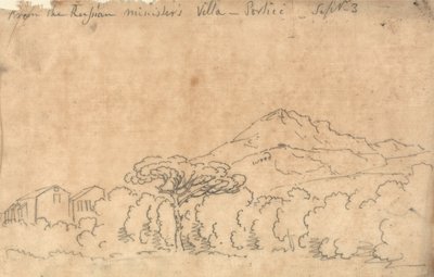Fra paladset i Portici, 7. september af John Robert Cozens