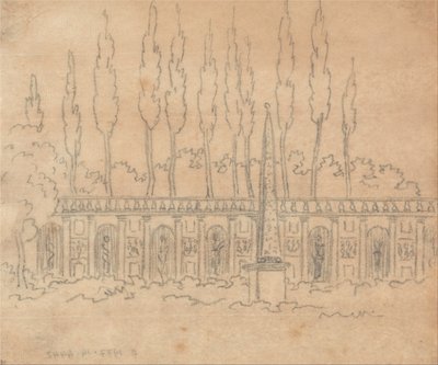 I haven til en villa af John Robert Cozens