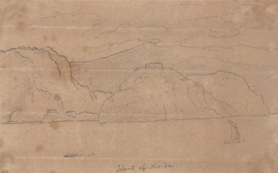 Øen Nisida af John Robert Cozens